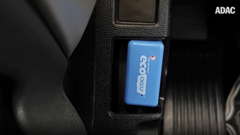 plug-in eco odb2 in een auto